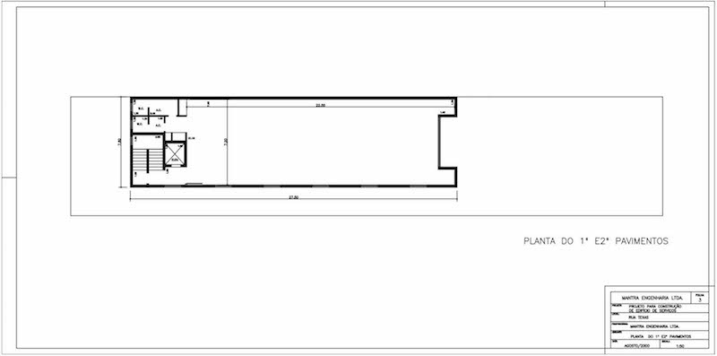 Predio monousuario Vila Olimpia, Locação